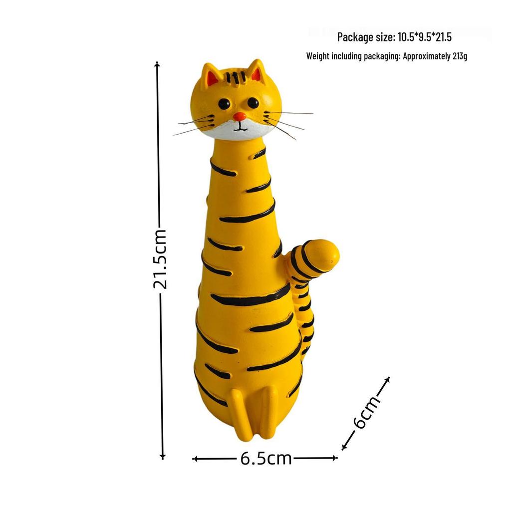 Cross-Border Creative Cat Flower Vase: Fun Eccentric Resin Ornament for Living Room Desktop.