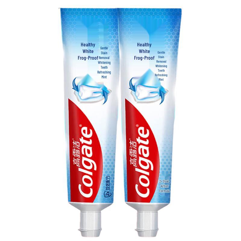 

Colgate Dual-Effect Whitening Anti-Cavity Toothpaste 200g x 2 Pack