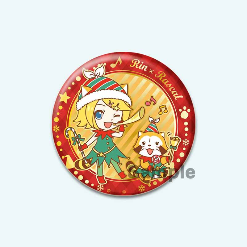 32/44/58mm Hatsune Miku Cartoon Figure Brooches Cosplay  Exquisit Badge for Collar Backpack Hat Accessory Handmade Enamel Pins Decoration