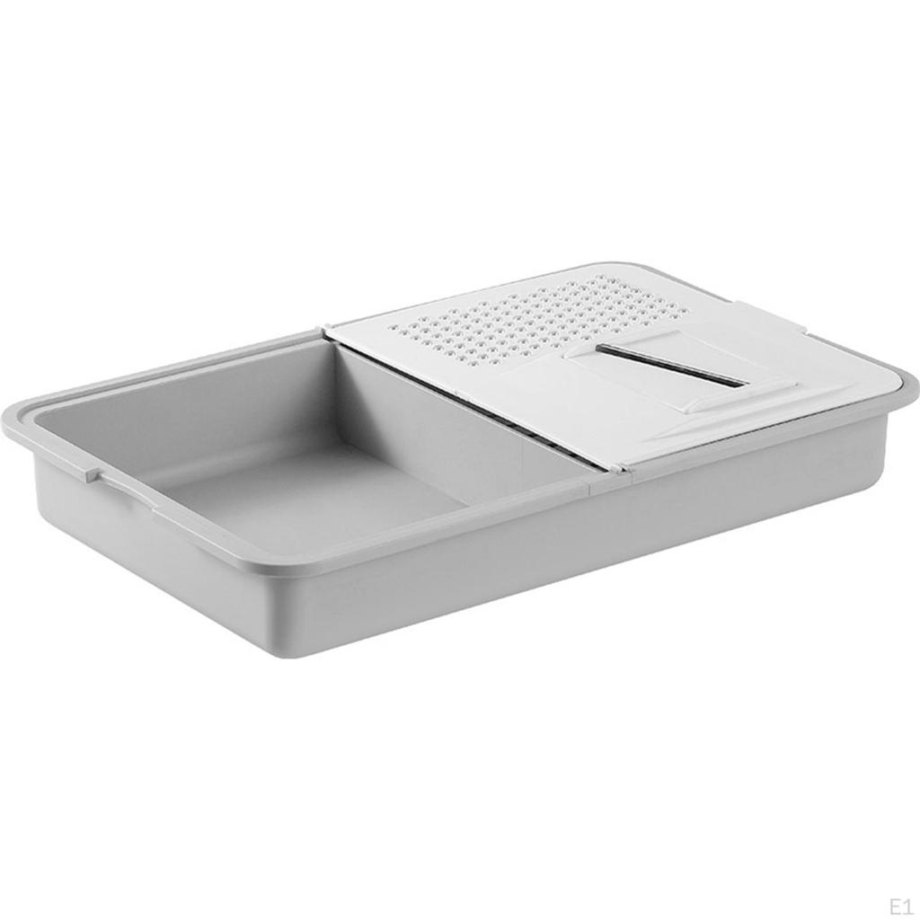 Manual Vegetable Slicer Kitchen Gadget Easy To Clean Multifunction Grater Strainer and Drain Basket