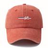 Fashionable Printed Bicycle Baseball Cap, Retro Lightweight Curved Brim Hat, Suitable for Outdoor Vacation, Camping and Leisure