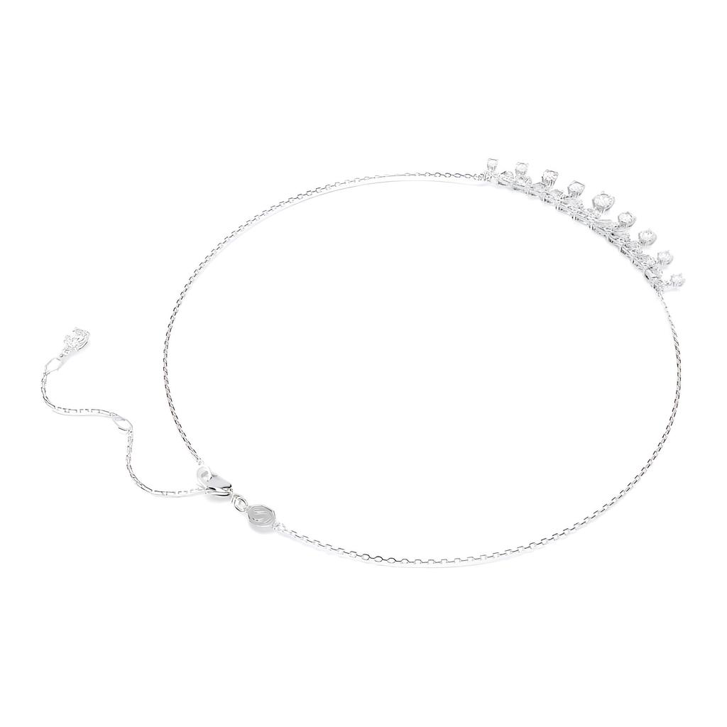 Swarovski Idyllia Embedded Design Cubic Zirconia Necklace Women Necklace Silver 5692637