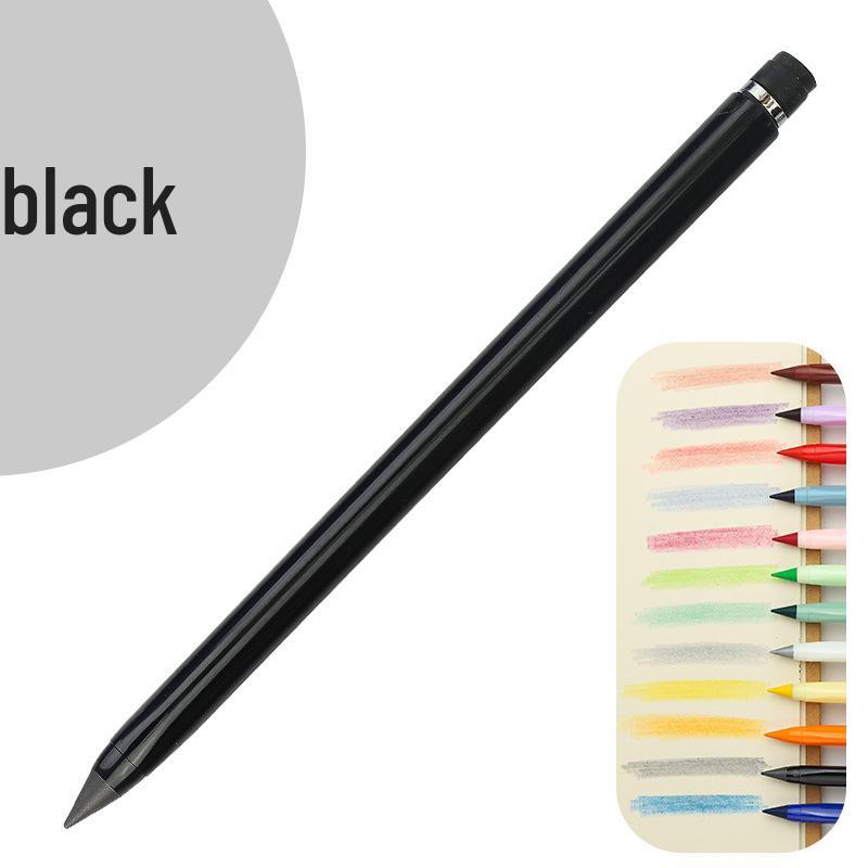 Erasable Posture Correcting Eternal Pencil - 12 Colors, No Sharpening Needed, Durable Lead, Perfect for Kids' Drawing.
