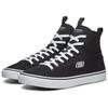 Skechers Lifestyle Round Toe Lace-Up High-Top Sneakers Men Sneakers Black 666110-BLK