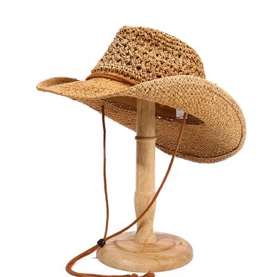 Adjustable Outdoor Sun  Hat Sunscreen Breathable Hollow Design Jazz Style Travel Vacation Beach Hat