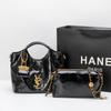 new handbag rhombus embroidery thread vegetable basket chain shoulder messenger bag