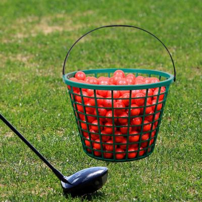 Golf Ball Basket Carrying Bucket Premium Practical Training with Handle Accessory Storage Organizer