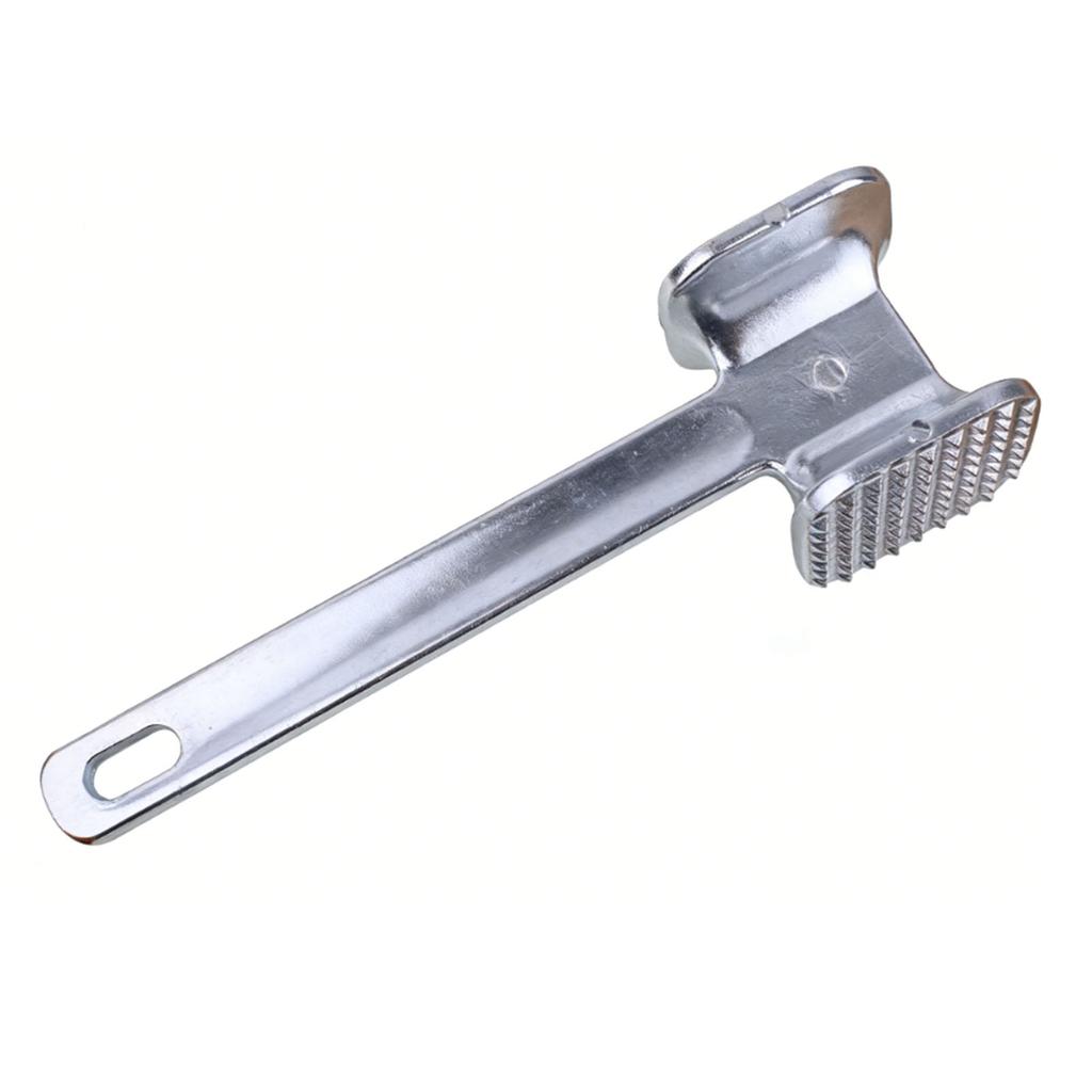 Meat Tenderizer Tool Aluminum Alloy Dual Sided Meat Mallet Hammer with Non Slip Grip for Pounding Meats Nuts Shellfish