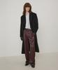 LMOOD Satin Wide Slacks Brown