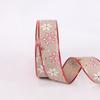 Meter 10 Luxurious Christmas Faux Linen Ribbon Available In Multiple Colors For Creative Seasonal Decorations