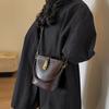 Eimer Tasche, neue Sommer Leder Damen Tasche, High-End Einzel Schulter Große Kapazität Tragbar Umhängetasche.