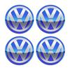 Car Sticker For VW Volkswagen Jetta MK5 Golf 4pcs 56mm 60mm 65mm 70mm 75mm Car Wheel Center Hub Cap Badge Emblem Sticker For Vol