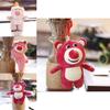 Cute Lotso Strawberry Bear Plush Pendant For Toy Story Fans