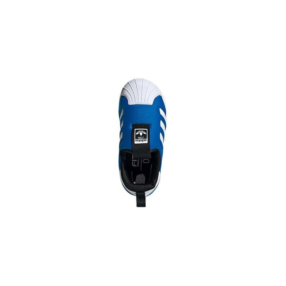 adidas Originals SUPERSTAR 360 I Tessuto Comode Basse Scarpe per Bambini Piccoli Blu Bianco Neonati e Bambini Piccoli S74740