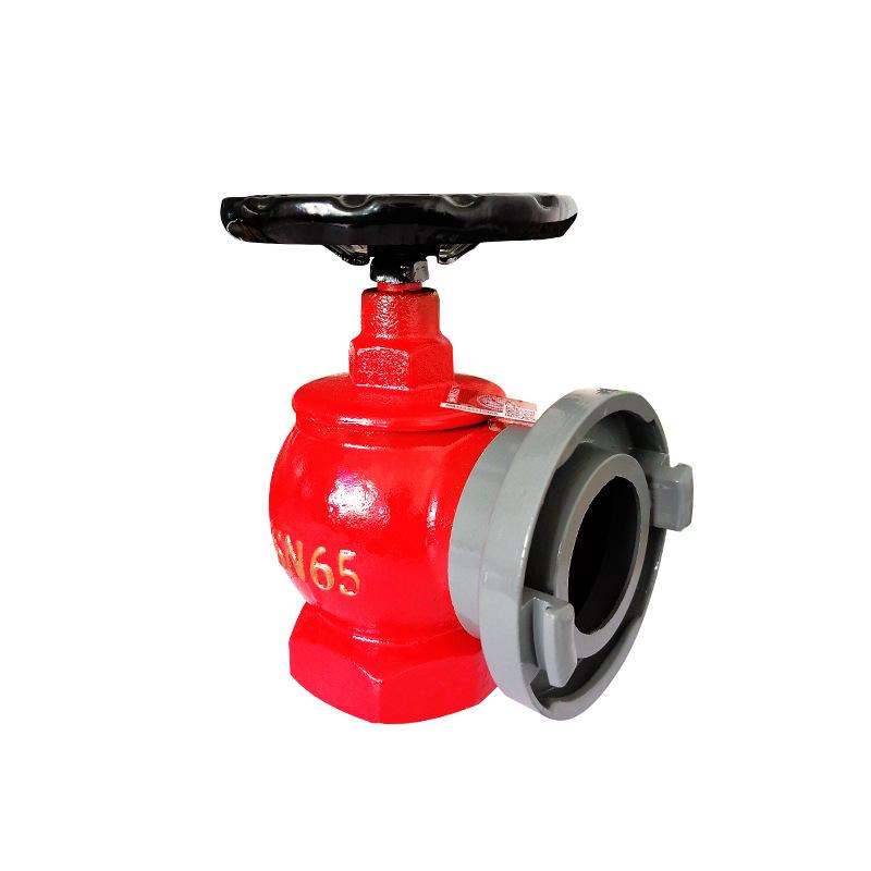 Indoor 65 Three-Copper Rotating Pressure-Reducing Stabilizing Fire Hose Valve, Fits 2-inch and 2.5-inch Hydrants