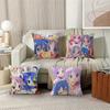 Anime LLucky StarS Cute Girl Maple Design Cushion Cover Happy Autumn Harvest Decor Holiday Decorati Pillow Cover