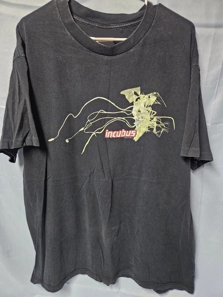 Incubus Vintage 1999 T-Shirt Rock Band Graphic Tour Style Tee S-4XL Unisex T-Shirt L