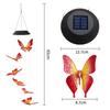 Solar Butterfly Light LED Colour Changing Garden Yard Light Waterproof Outdoor Courtyard Garden Wind Bell Lighting