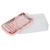 2 in 1 Design Butter Storage Container Transparent Cover Cheese Storage Box  For Margarine