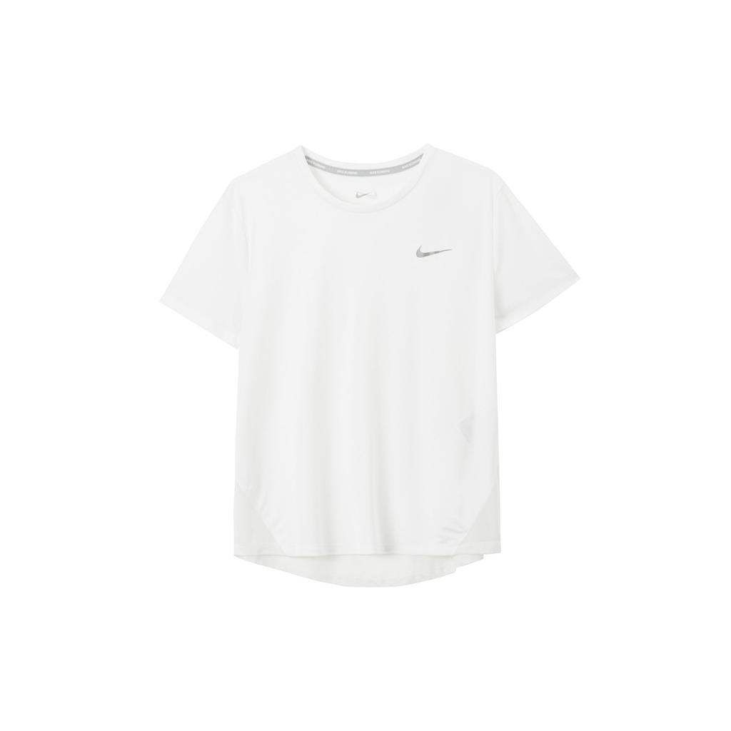 Nike Dri-Fit Training Quick-Dry Breathable Round-Neck Short-Sleeve T-Shirt Women Tops White AJ8122-100
