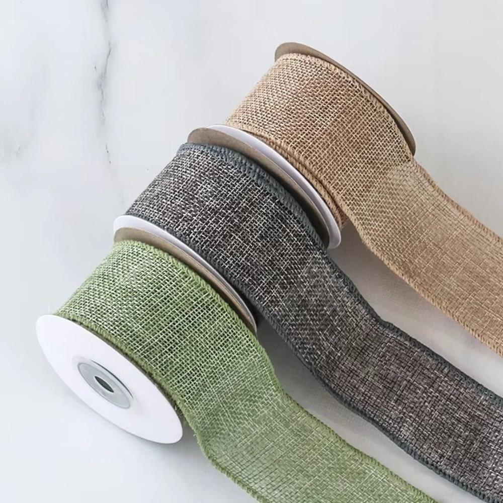 4.5M/Roll Crafts Ribbon Bows DIY Fabric Ribbon Vintage Gifts Packaging Material