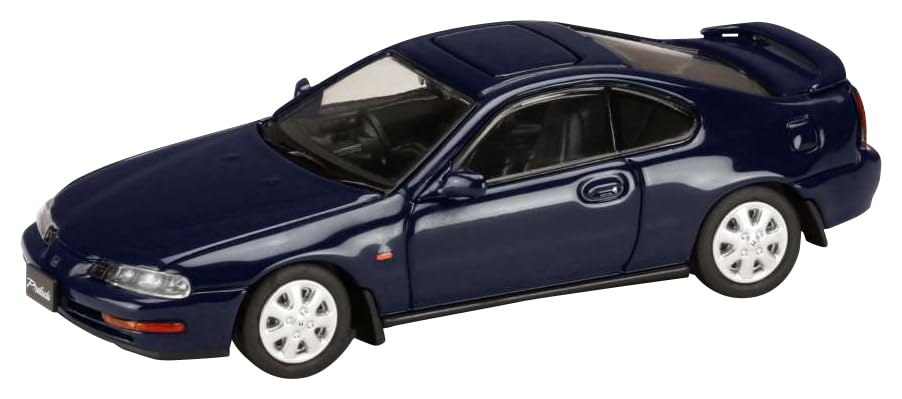 

HJ64 Honda Prelude Early Type Cobalt Blue Pearl Готовый продукт 1/64 2.2Si-VTEC (ВВ4)