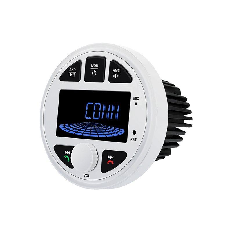 Marine Stereo Source For ATV UTV Cart Motorcycl Boat Radio AM FM RDS Receiver MP3 MP4 Video Media Player