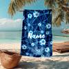 Custom Name Ultra-Soft Beach Towel with Soccer Theme,Ideal for Pool - Camping, Diving - Perfect Travel Essential, Vibrant Beach Towel.