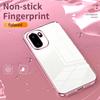 For Samsung Galaxy S26 Ultra Magnetic Case Kickstand TPU PC Clear Phone Back Cover with Wrist Strap
