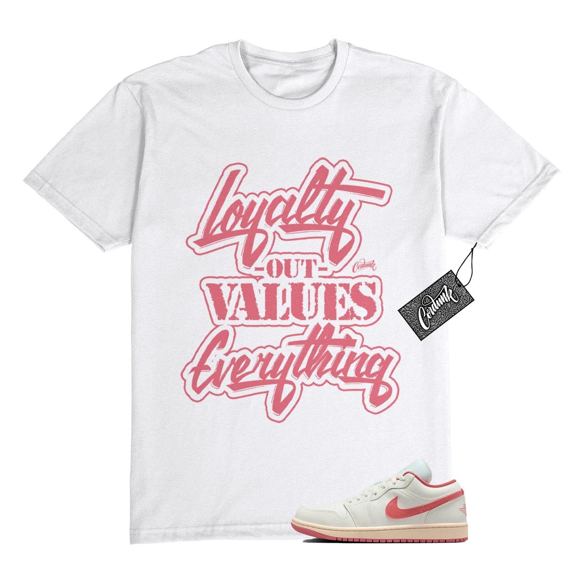 1 White Guava Ice Pink Salt Sail Low T Shirt Match LYLTY 3XL