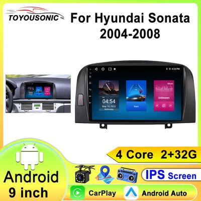 Android 13 Car Radio For Hyundai Sonata NF 2004 - 2008 Multimedia Video Player Navigation Stereo GPS Carplay Autoradio
