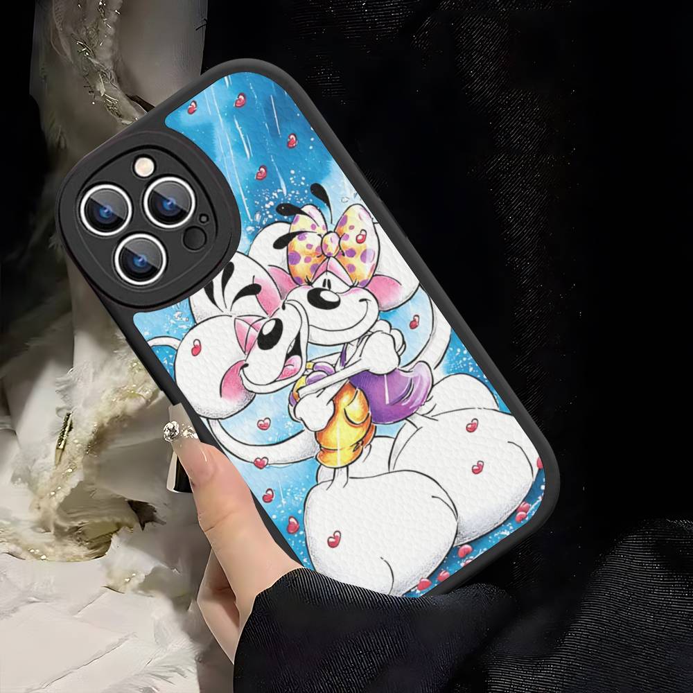Anime Cartoon D-DiddlS Phone Case For IPhone 16 15 14 11 12 13 Pro Max Plus Back Leather Shell