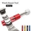 Stainless Steel Watch Band Link Removal Tool Kit, Adjustable Bracelet Pin Remover with 3 Extra Pins for Watch Strap Repair