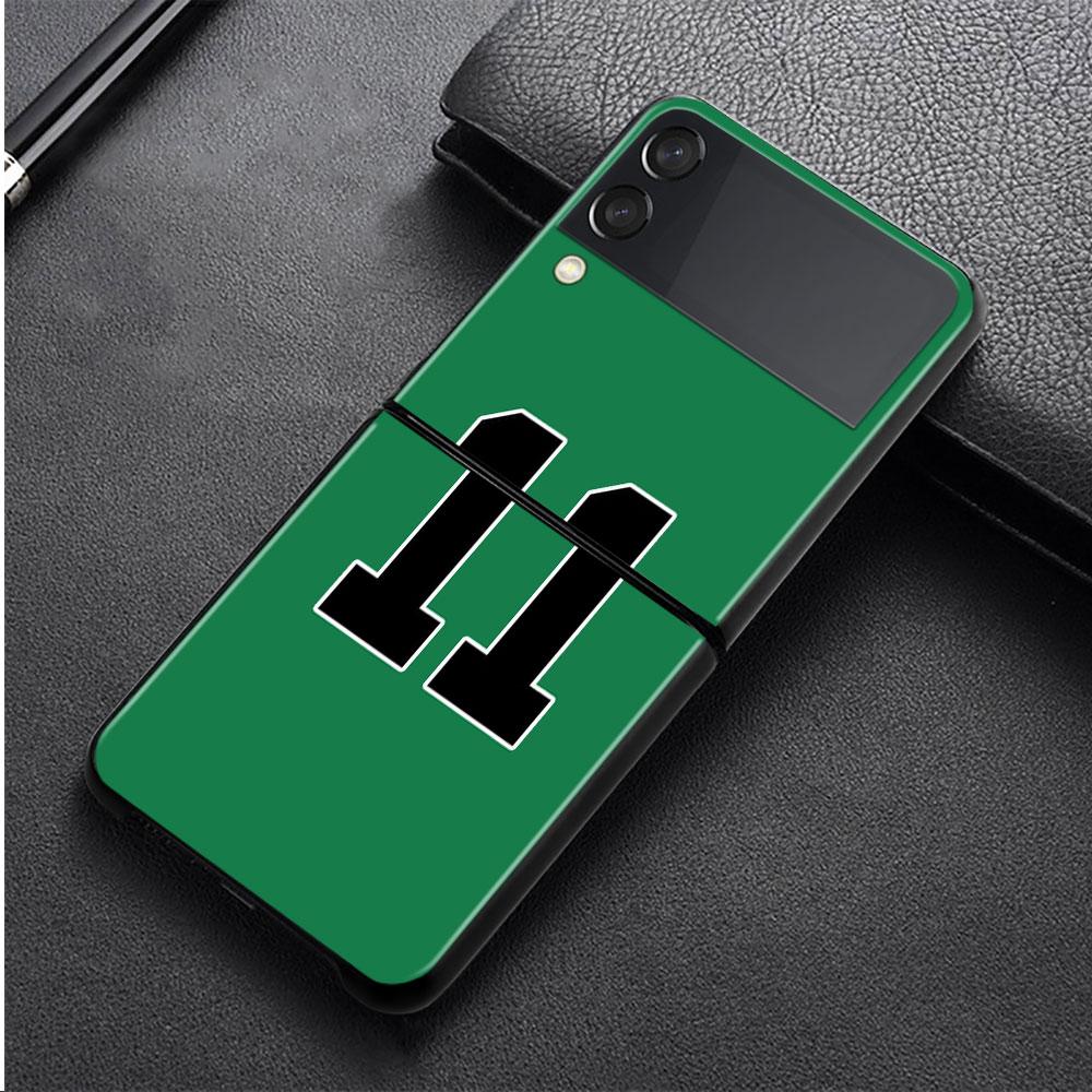 For Samsung Flip Zflip Z Flip3 5g Zflip3 Hard Pc Phone Case Fundas Basketball 23 24 Lucky Number