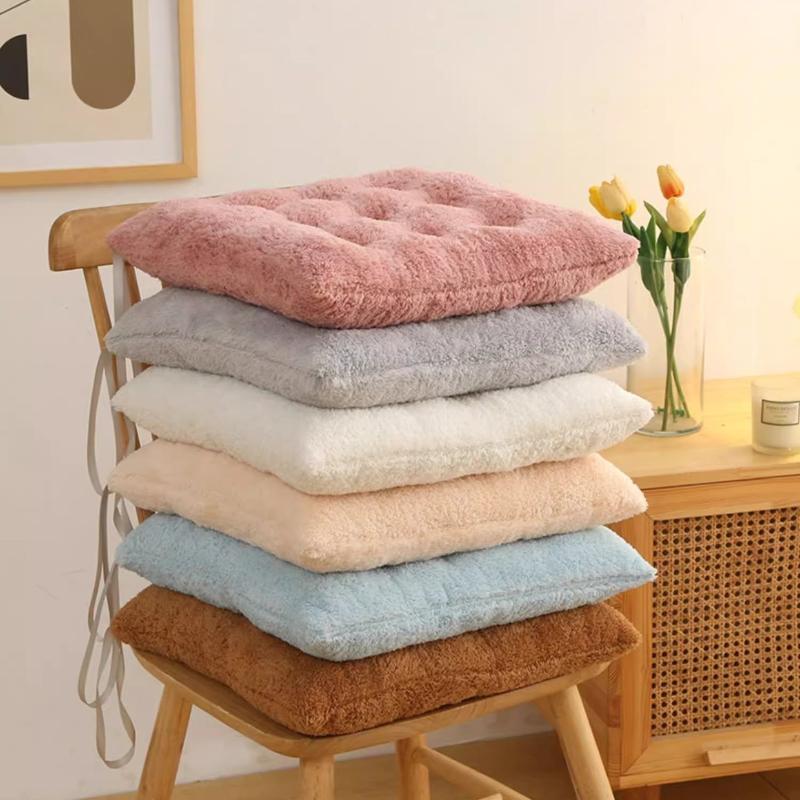 Morbido Cuscino in Peluche per Sedia da Pranzo in Casa Spesso e Caldo Tappetino per Sedia da Ufficio per Studenti Nuovi Stili Autunnali e Invernali