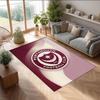 Tappeto Morbido Area Rug con Motivo Calcio Portsmouth FC Antiscivolo Tappeto per Pavimento Interno Tappetino Decorazione Sportiva per Camera da Letto