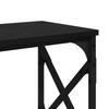 Console Table Black Oak Look 156 X 28 X 80.5 Cm
