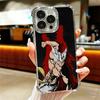 One P-Punch-Mans Garou Soft Phone Case For iPhone 15 16 17 Air 14 Pro Max 16E Plus 13 12 Mini Plating Anti-Fall Fundas