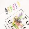 20PCS/Set Durable Music Shape Paper Clips Metal Music Note Shaped Paper Clip  Document
