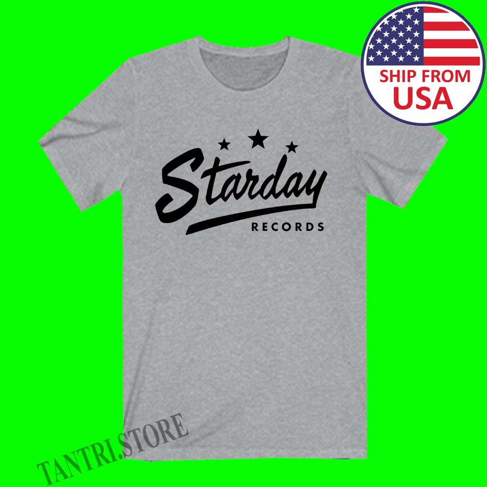 Starday Records Men s Grey Size S to 3XL 3XL