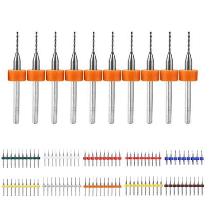 PCB Drill Bits Supplies Trimming Wood Workshop 10pcs Acrylic Aluminium Carbide