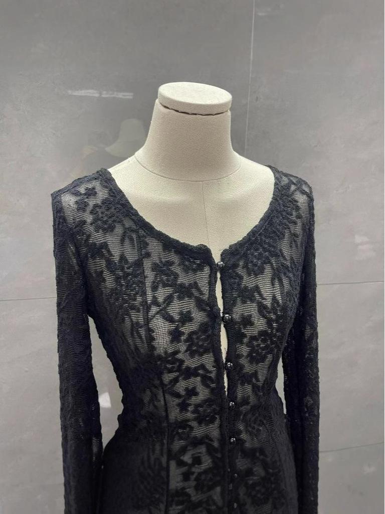 French Ruffle Bell Sleeve Lace Shirt - Chic & Slimming Women's Spring Top