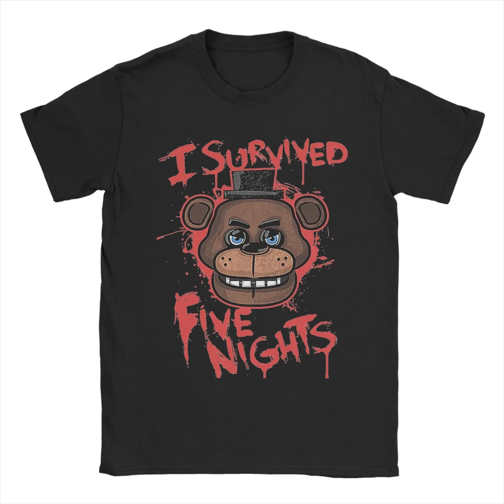 

2026 Five Nights at Freddys Freddy Fazbears Pizza ShortSleeved TShirt Unisex Fashionable Shirt for Men And Women S