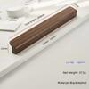 L Shaped Cabinet Pull Oak Walnut Bar Handle Elegant Wooden Knob
