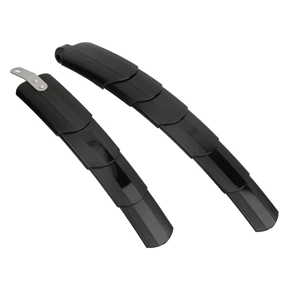 1 Set Plastic Outdoor Telescopic Mountain Bike Fender Front Rear Mudguard Fenders Bicycle