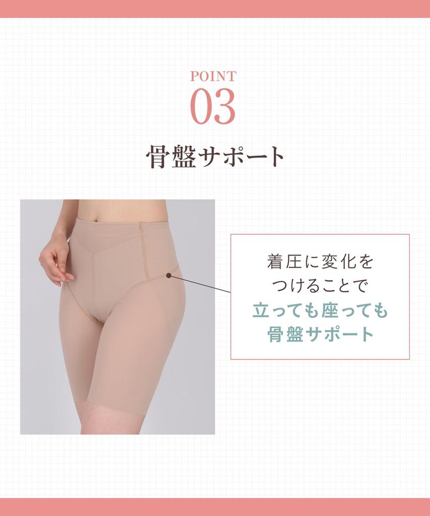 Girdle with Pelvic Slims the Lower Lifts the Slims the Waist Sasa Long Length KQ2730 BL [Wing/Wacoal] Support, Abdomen, Hips, [Pelvic Ale] Women's