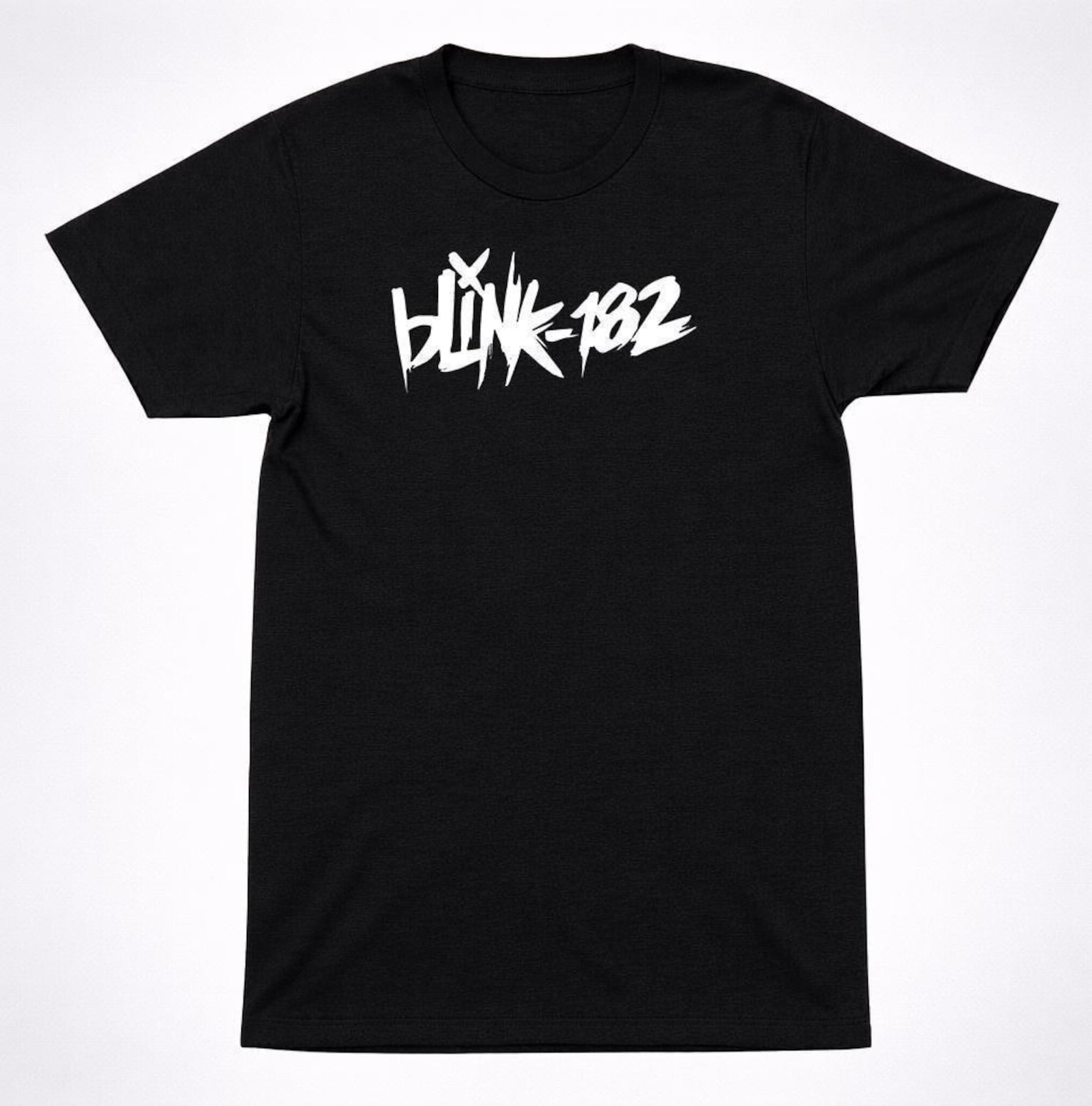 Blink 182 Scratchy Tee: Classic Logo Design, Travis Barker Pop Punk Band | Cotton, Unisex Fit | Early 2000s Style S