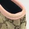 GUCCI 271101 GG Papagallo parrot Tote Bag with Charm Hand Bag pink/Beige