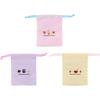Sanrio My Melody & Kuromi Drawstring Bag Set 3 Pieces Polyester PVC Age 3 and Up