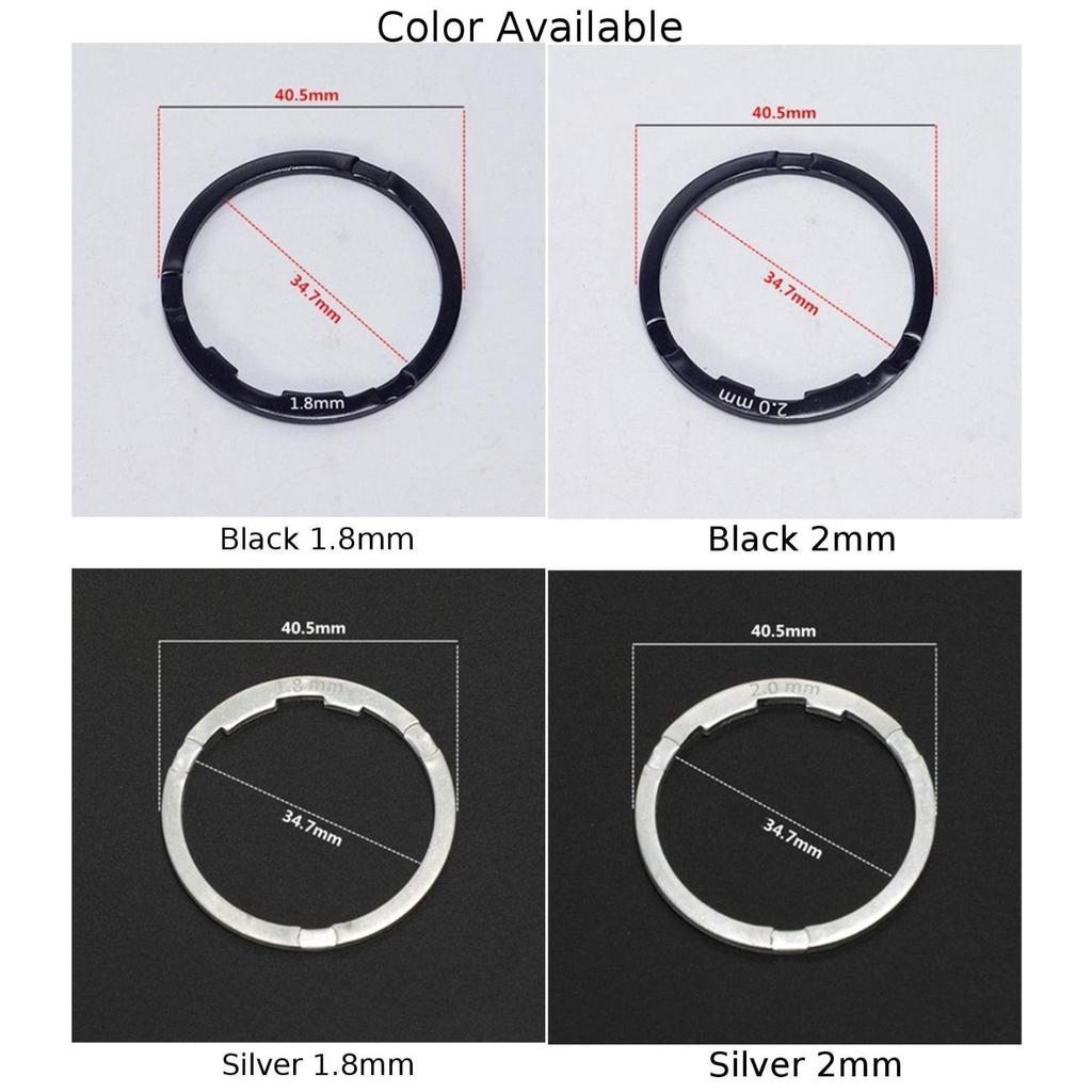 Freehub Spacer AL6061 Aluminum Alloy Black/Silver Flywheel